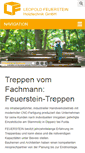 Mobile Screenshot of feuerstein-treppen.de